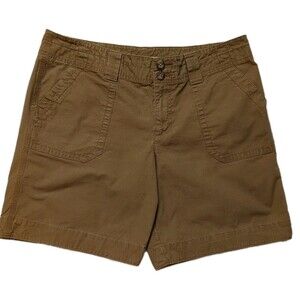 Eddie Bauer Brown Cargo-Style Women's Shorts